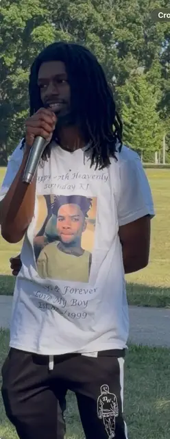 A speaker reflecting on KJ’s life and legacy