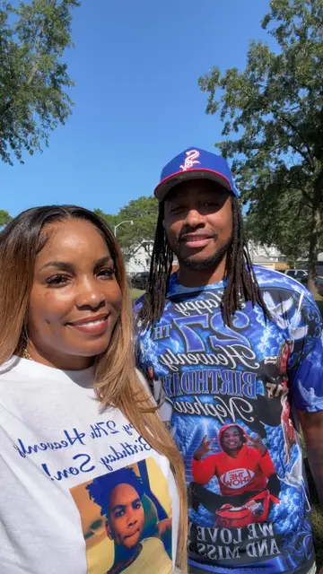Family members honoring KJ together