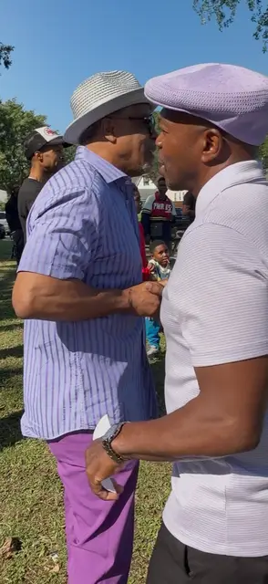 An elder offering words of encouragement